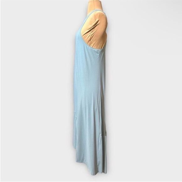 Sweaty Betty NWT Explorer Ace Midi Dress in Smoke Blue Size Large - Picture 7 of 8